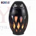 OkaeYa-A1C 5W Bluetooth V4.2 USB Charging Portable Smart LED Flame Atmosphere Lamp Night Light with Stereo Sound Bluetooth Speaker